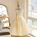 Girls' luxury satin dress - minimalist sleeveless pleated skirt, princess style - hot new arrival for cross-border e-commerce