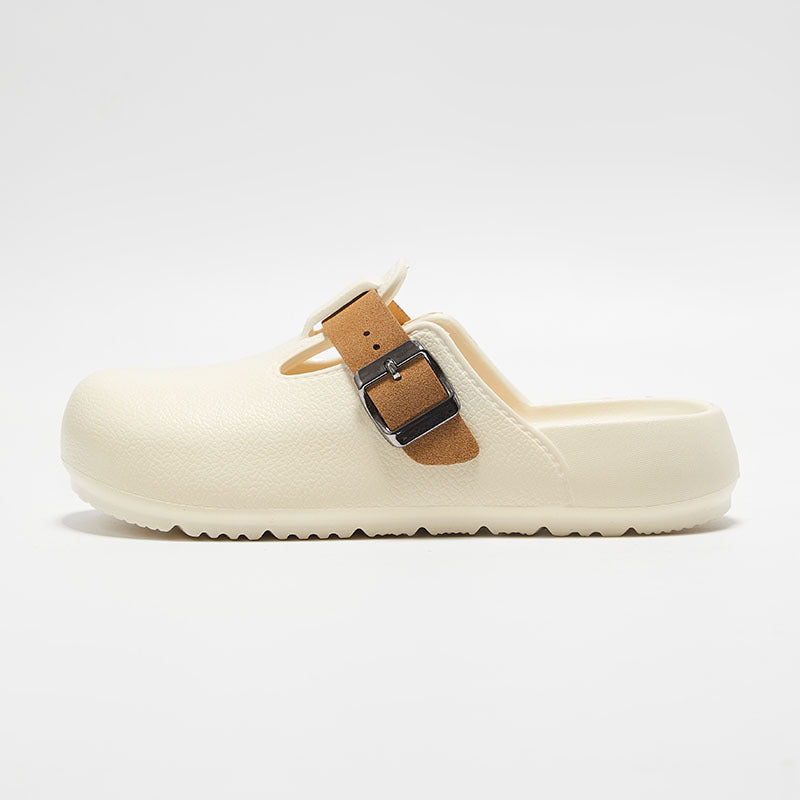 2026 summer new soft sole "cloud-like" closed-toe slippers - plus size fashionable casual shoes for office work and lounging