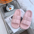 New eva cloud slides: stylish, comfortable, and non-slip summer slippers for women and men. perfect for indoor, bathroom, and outdoor wear. odor-resistant and ideal for couples