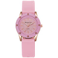 Round silicone student watch digital women's watch quartz watch trendy wristwatch - hot-selling cross-border e-commerce product - wholesale from manufacturer