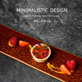 Japanese retro kiln creative sushi long tray restaurant household ticket sushi roll dessert pastry flat plate