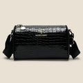 new arrival crocodile pattern women's bag easiest for matchfashion wide shoulder strap crossbody bag classy texture accessible luxurypure color shoulder bag
