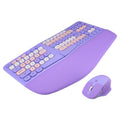 Mofii skyscraper ergonomic leather hand rest wireless keyboard and mouse suit factory direct sales nomi suit