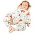 Baby sleeping bag - spring, autumn, and winter - baby legged sleep sack - anti-kick blanket - kids' thickened pure cotton gauze - all-season use