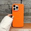 Sun shell suitable for apple 16pro magnetic ring pattern mobile phone case iphone12/15 pure color tpu protective cover