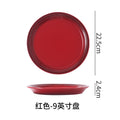 9inch plate-red