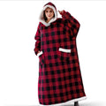 New arrival: lazy day pajama set - pullover tv blanket, thickened hooded pajamas, warm blanket hoodie, loose-fit outerwear bathrobe
