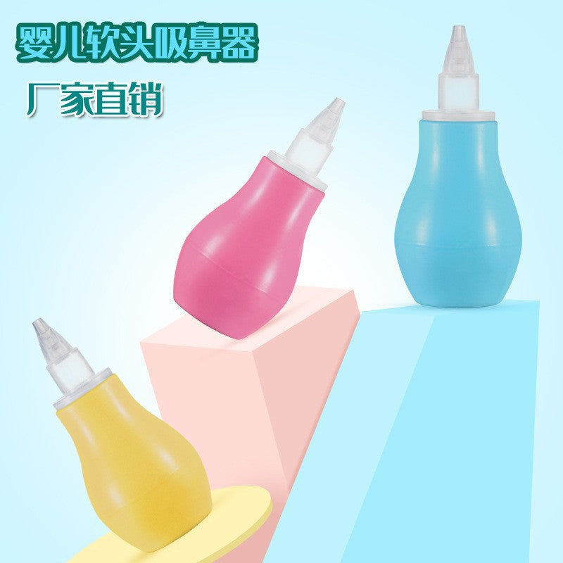 English card, pump-type neonatal infant nasal suction device, dropper medicine feeder, snot cleaner, silicone.