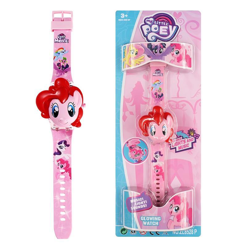 New musical light-up cartoon flip electronic watch for kids - educational toy, perfect birthday gift for preschoolers (boys & girls)