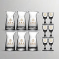 (6 pots and 6 cups with wuliangye logo) 80 pots + wuliangye cups