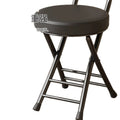 Folding chair - portable dining chair for home, dorm room, balcony, and leisure - space-saving, easy-fold backrest chair