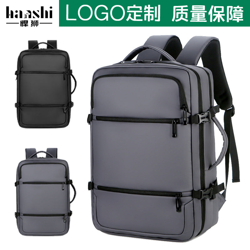Cross-border men's business backpack, high-end fashion travel backpack, large-capacity waterproof computer bag, backpack.