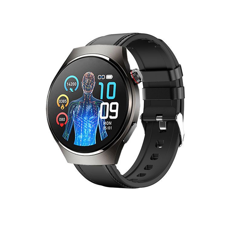 2025 precision non-invasive blood glucose monitoring smartwatch: measures blood uric acid, lipids, blood pressure, heart rate, and body temperature. features nfc payment and smart calling