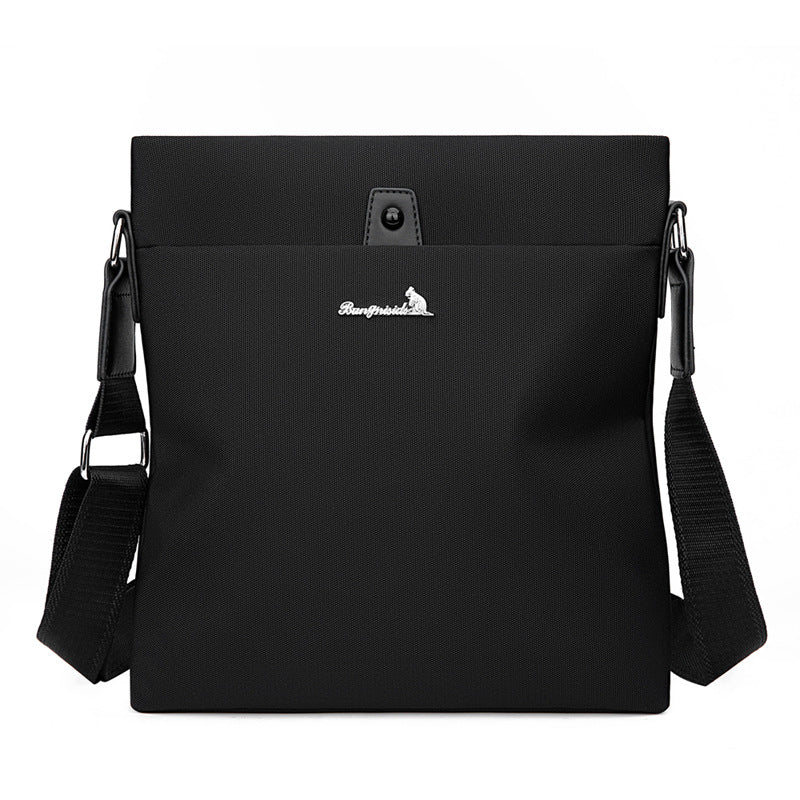 New Men's Fashion Waterproof Bag Oxford Cloth Large Capacity Shoulder Bag Casual Crossbody Casual Business Small Backpack