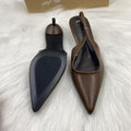 Za2025summernew arrival fashion high heels pointed toe stiletto heel back strap elegantniche styleeasiest for match toe sandals