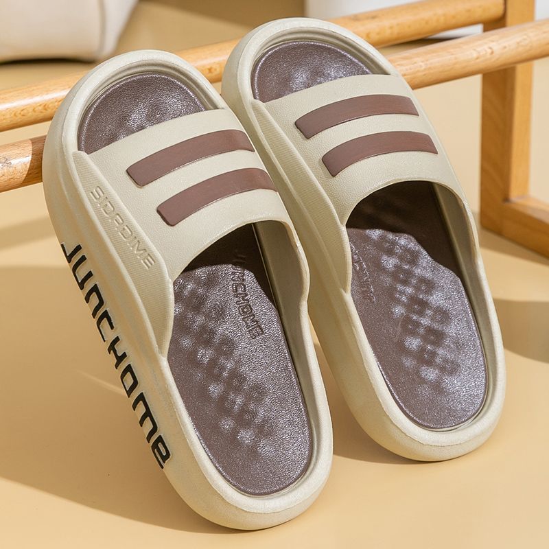 New men's and boys' "cloud-like" slippers: soft, non-slip summer slides for indoor and outdoor wear - perfect for matching family sets