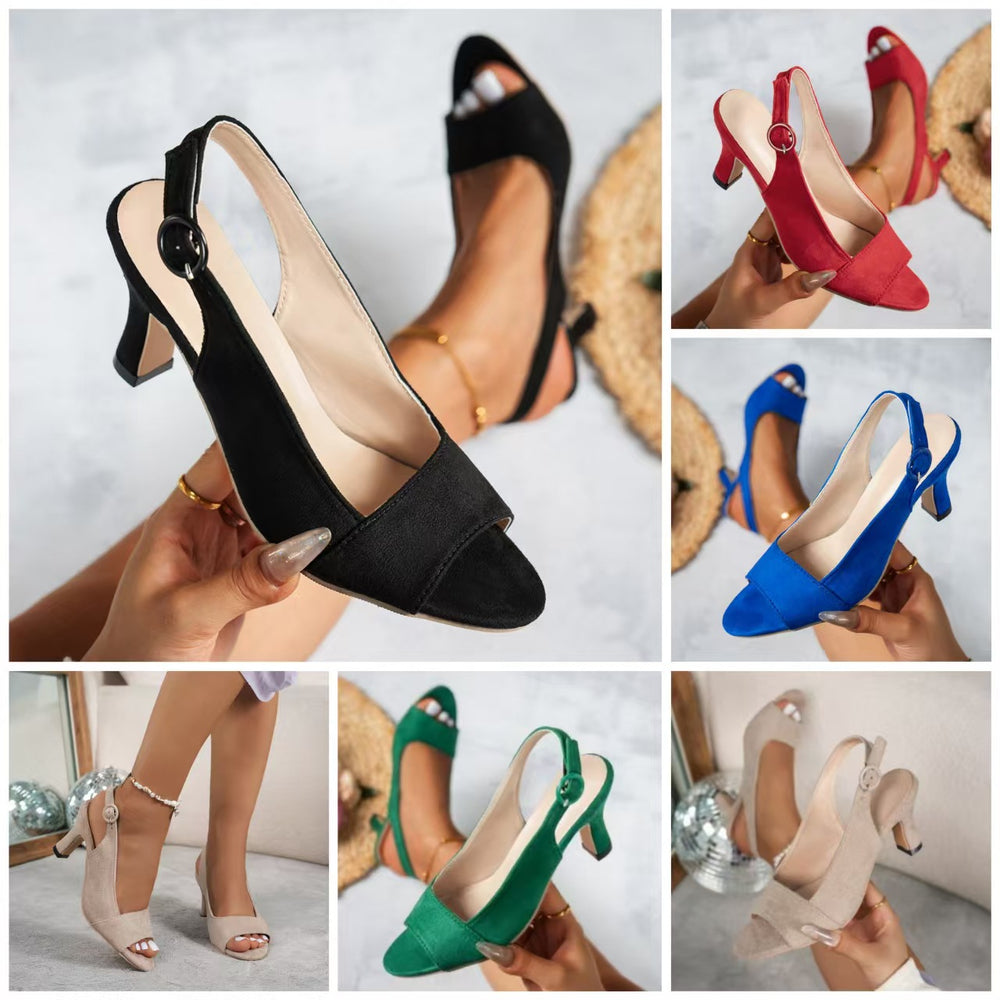 Exportsummernew arrivalplus size pointed toe stiletto heel single shoes open toe sandals fairy style with skirt high heels