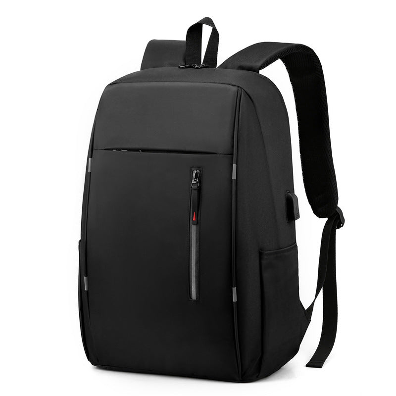 Cross-border men's laptop bag, multi-functional USB charging travel backpack, printable LOGO college student schoolbag