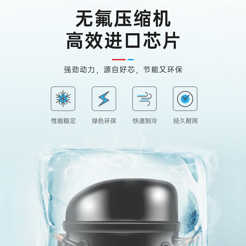 Commercial refrigerated beverage display case, small display refrigerator, supermarket upright freezer, energy-saving and power-efficient