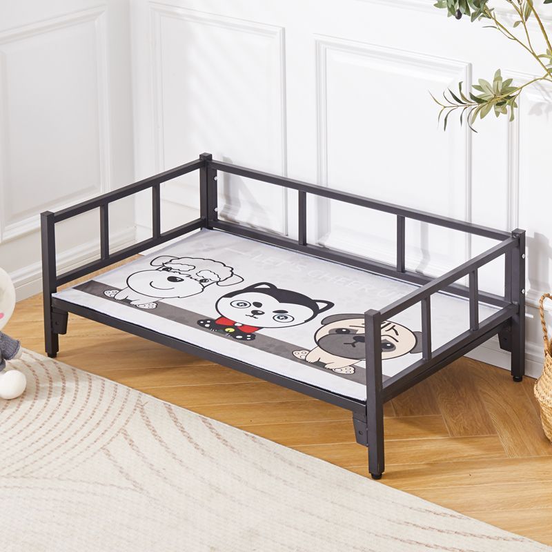 Pet iron bed neutral dog house bed off the subway art large, medium and small dogs teddy french fighting all year roundneutral dog house bed frame