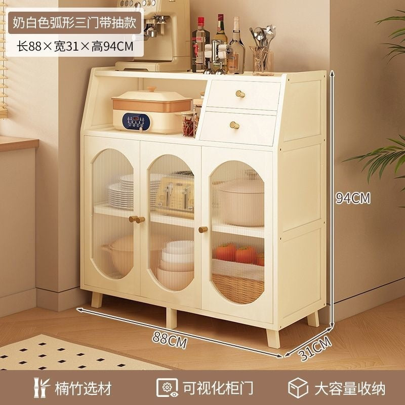 Entrance hall cabinet for home sideboard living room wall-mounted tea cabinet side cabinet multi-functional kitchenware storage rack