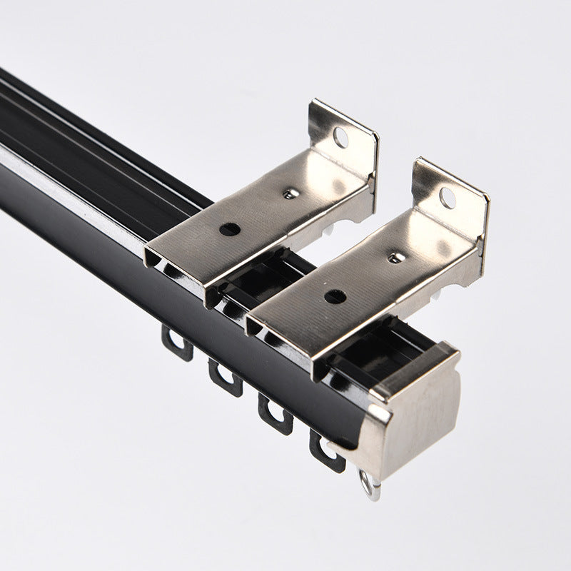 【g202】aluminum alloy electrophoresis ultra-thick peak wall thickness 2.0 silent curtain track slide curtain rod guide rail
