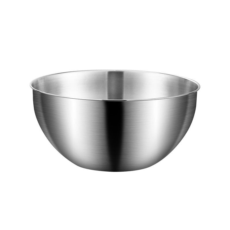 304 stainless steel colored kitchen sink bowl - ideal for washing vegetables, mixing dough, whisking eggs, salad, baking, and food preparation. straight-sided bowl