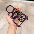 Airbag anti-fall 11 suitable for iphone 17 mobile phone case 16 magnetic holder apple 15 protective cover 14 airbag anti-fall
