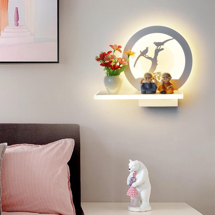 The whole network low-cost led corridor aisle entrance light new Nordic stairs balcony bedroom bedside background wall wall lamp