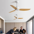 Retro restaurant ceiling fan cafe simple silent fan strong wind commercial hotel for home living room lightless ceiling fan