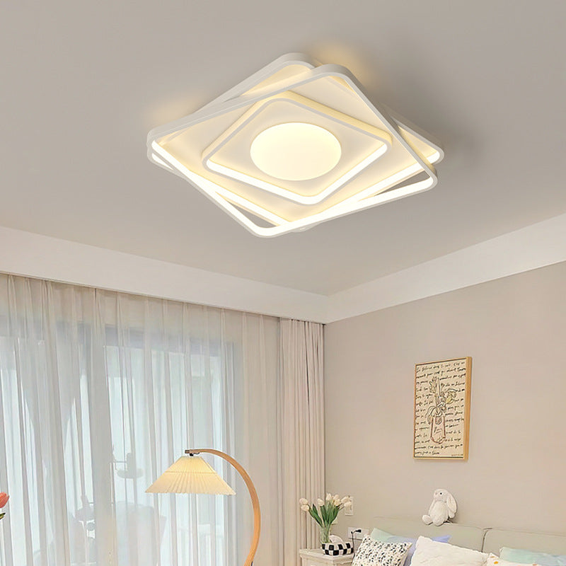 Bedroom Light Cream Wind Minimalist Ceiling Light Warm and Romantic Room Light Guest Restaurant Full Spectrum Eye Protection Zhongshan Lighting