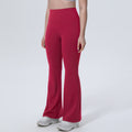 New barely-there high-waisted yoga pants: tummy control, butt lift, wide leg flare leggings for outdoor running, fitness, and sports - women's yoga apparel