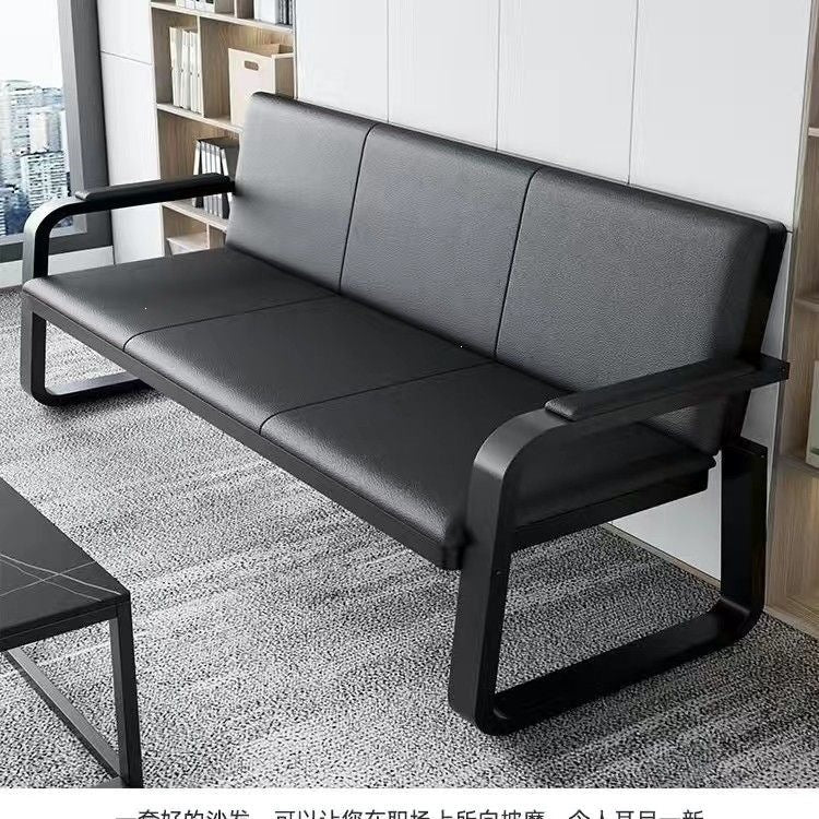 Reception sofa and coffee table set - minimalist style for waiting areas, lounges, and office spaces