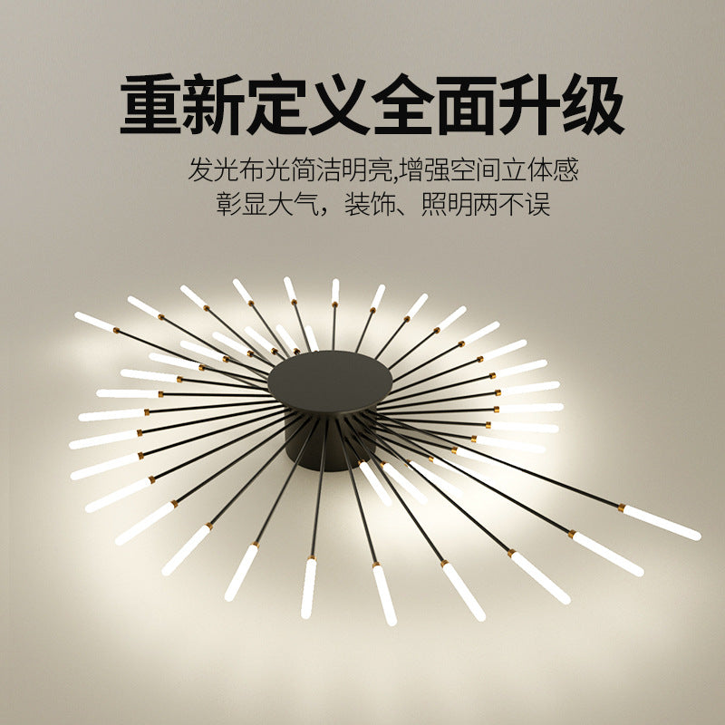 The living room is beautiful and has a high value. Modern smart smoke lamp dimming, living room Nordic style, bedroom, study ceiling chandelier.