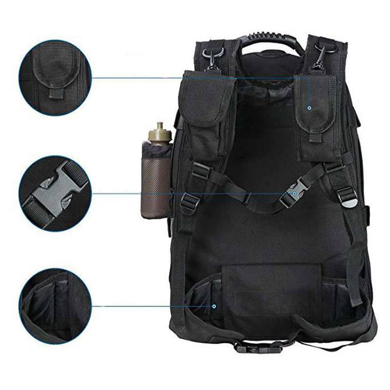popular outdoor tactical mountaineering backpack military fan hiking bag multi-functional large-capacity backpack tactical backpack