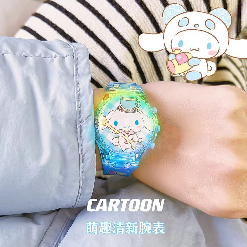 Educational toy unicorn kids watch - musical, light-up, rotating electronic watch for boys and girls, ages 3-9