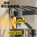 Suction cup bathroom towel rack gun gray punch-free towel rack bathroom storage rack bathroom shower room storage bracket