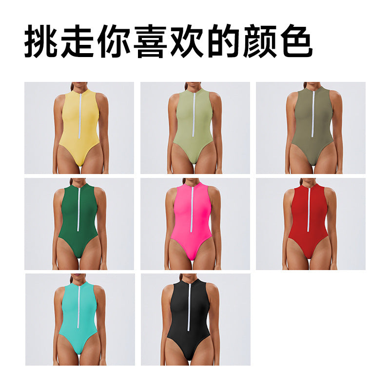 European and american cross-border fitness bodysuit peach butt triangle sexy bottom corset silm one-piece yoga wear for women