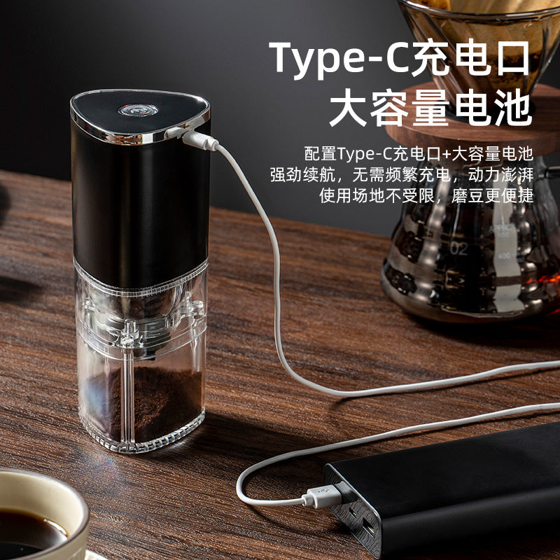 electric coffee grinder, home use, small portable hand grinder, fully automatic coffee bean grinder - wholesale