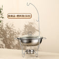 Thickened buffet stove cross-border hot-selling stainless steel round insulation stove restaurant commercial heated buffet stove