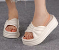 New arrivalcasualfashioneasiest for match sandals and slippers for women eva stepping on shit slippers outwearplaid slip-on outwear shoes