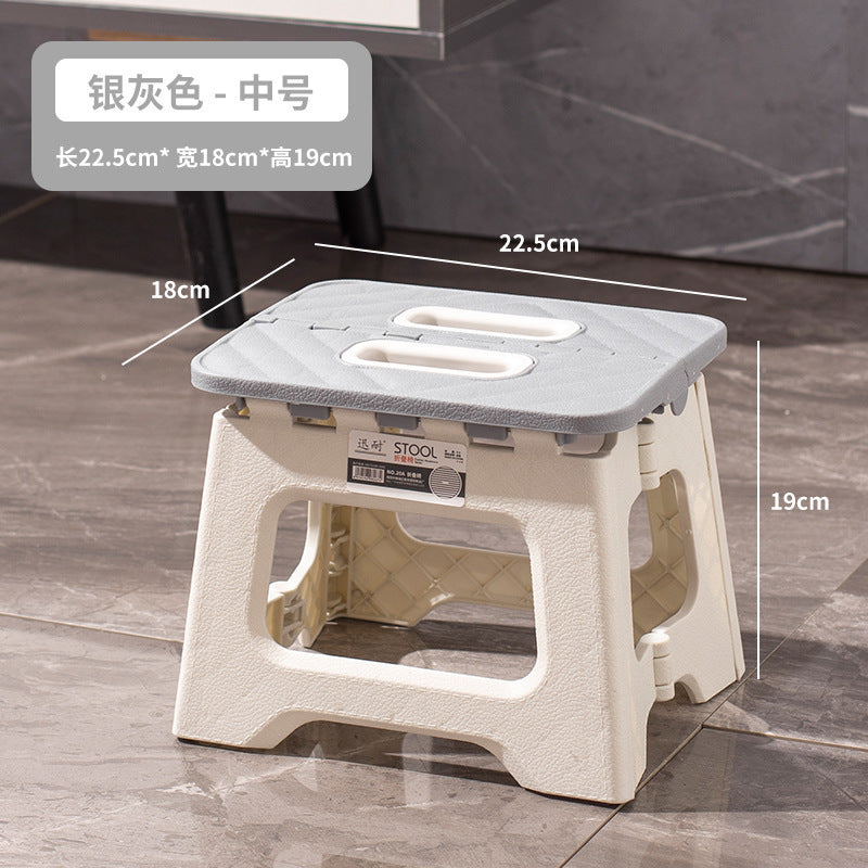 Foldable stool, thickened adult chair, portable home & outdoor camping chair, handheld durable student chair