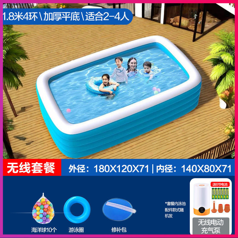 Inflatable swimming pool baby kids indoor swimming pool for home large foldable swimming pool outdoor water pool