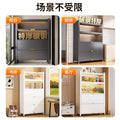 Kitchen storage rack with door, dust-proof storage cabinet, floor-standing multi-layer multi-functional cupboard, sideboard, cupboard, storage cabinet