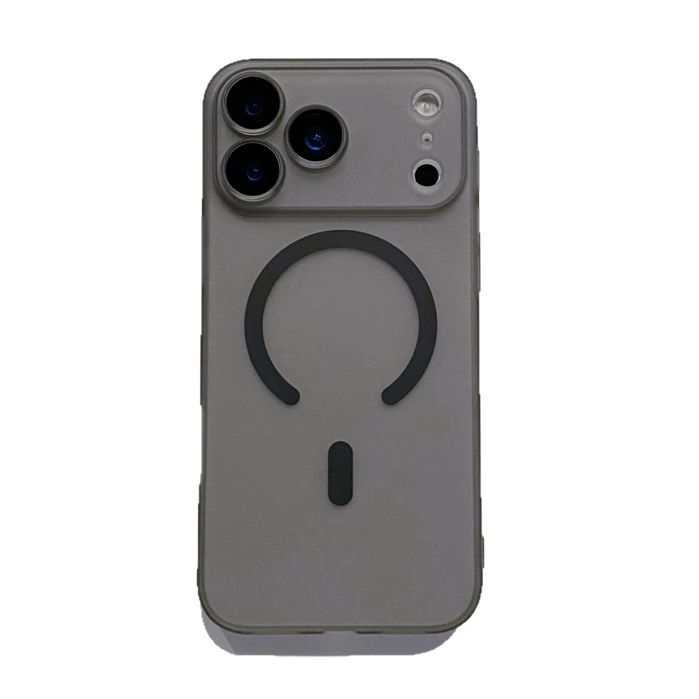 Ultra-thin ice mist magnetic full coverage pc case for iphone 17 pro max, iphone 15, iphone 11, and iphone 16