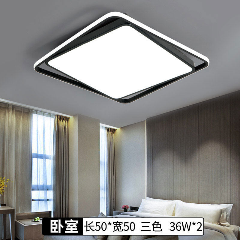 Atmospheric living room LED ceiling light Modern simple bedroom room dining room study light combination Whole house package lighting
