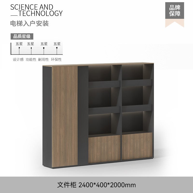 Customizable executive desk and chair set - modern minimalist office furniture for business leaders - customizable configuration