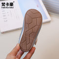 Vancahao kids' leather shoes -  autumn new collection - korean style girls' bow princess shoes - soft sole single shoes for students