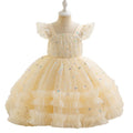 Children's birthday mesh skirt vest first birthday kids princess dress children's clothing baby wholesale dress dress summer style flower girl