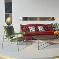Leather american single sofa chair casual tiger bar chair classic stool retro1919 cigar godfather